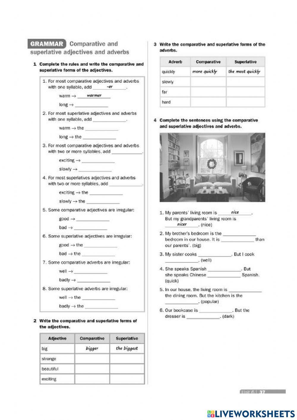 Comparative and Superlative