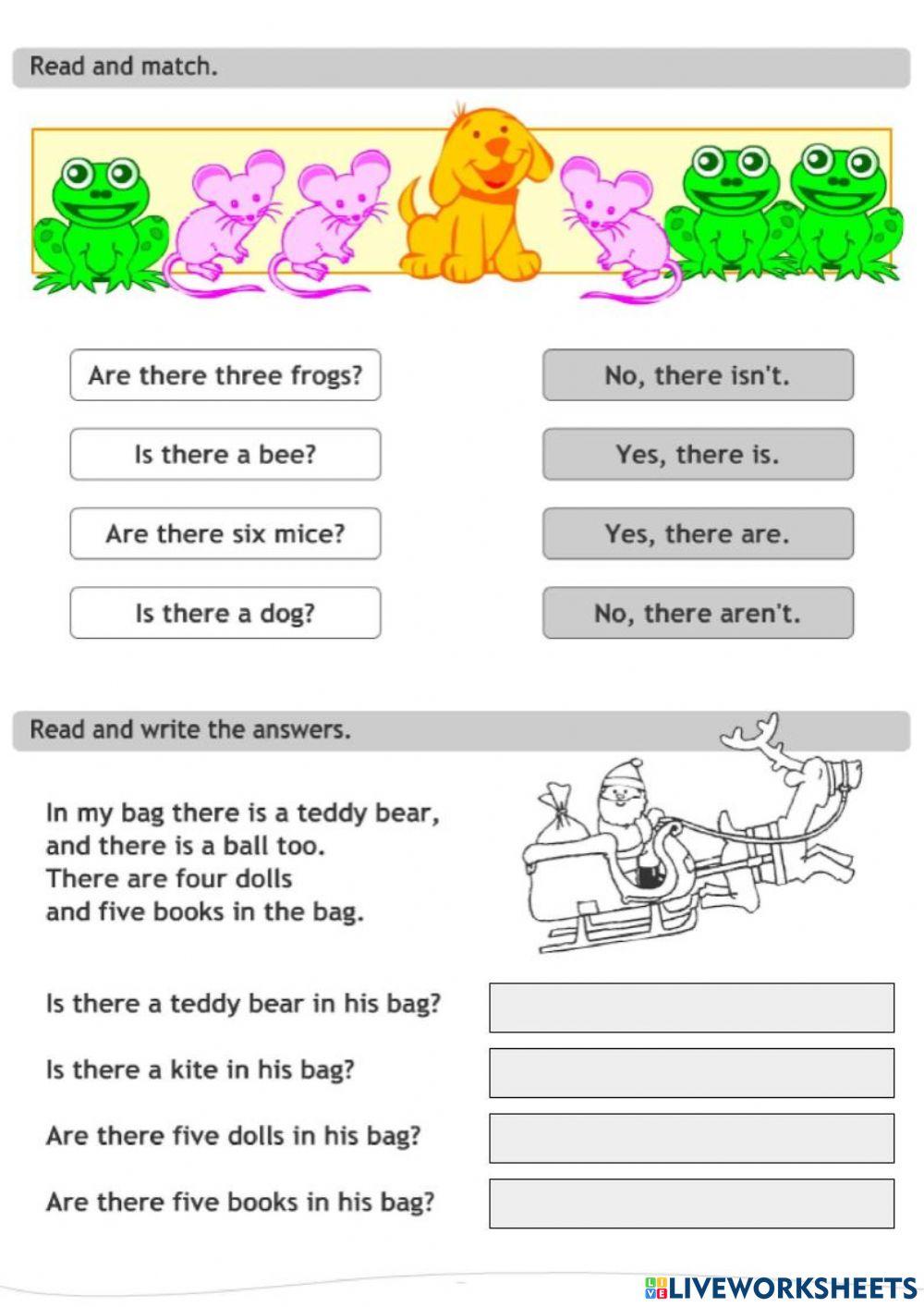 There is and There are