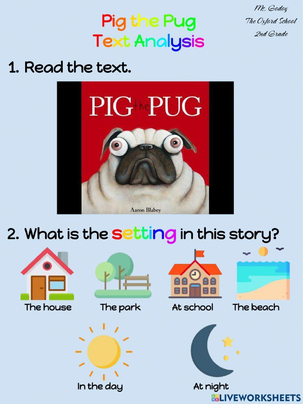 Pig the Pug - Text Analysis