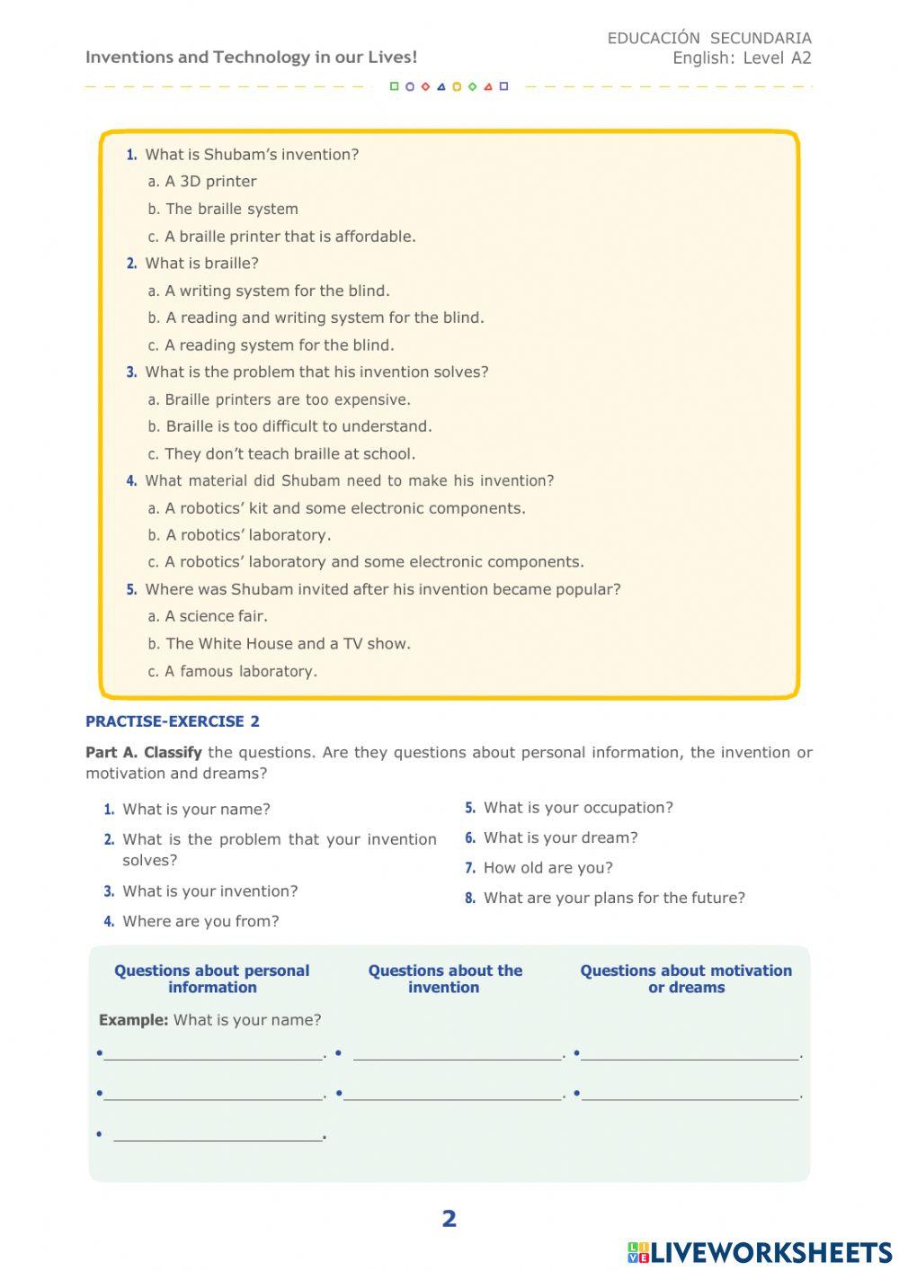 Inventions and Technology in our Lives!