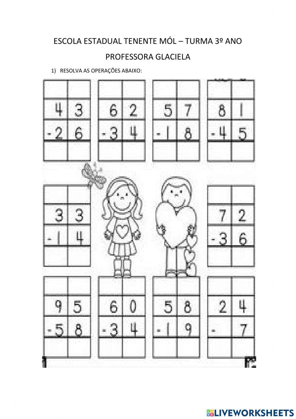 Subtração com recurso