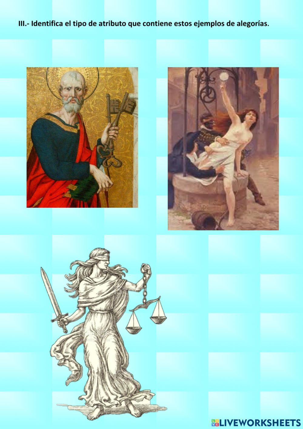 Alegoría y atributos