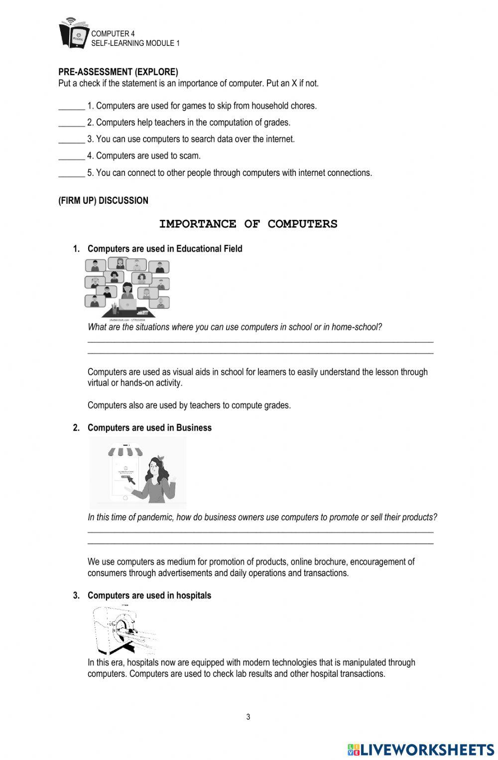 Module 1 in Computer