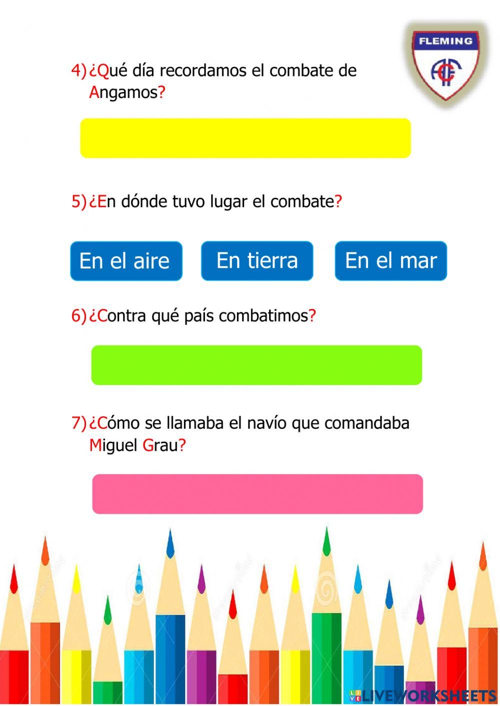 El combate de angamnos