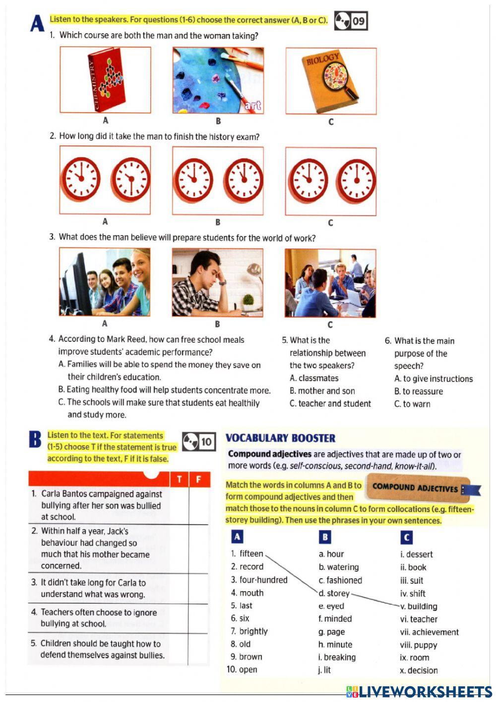Zno leader unit3 listening + Writing