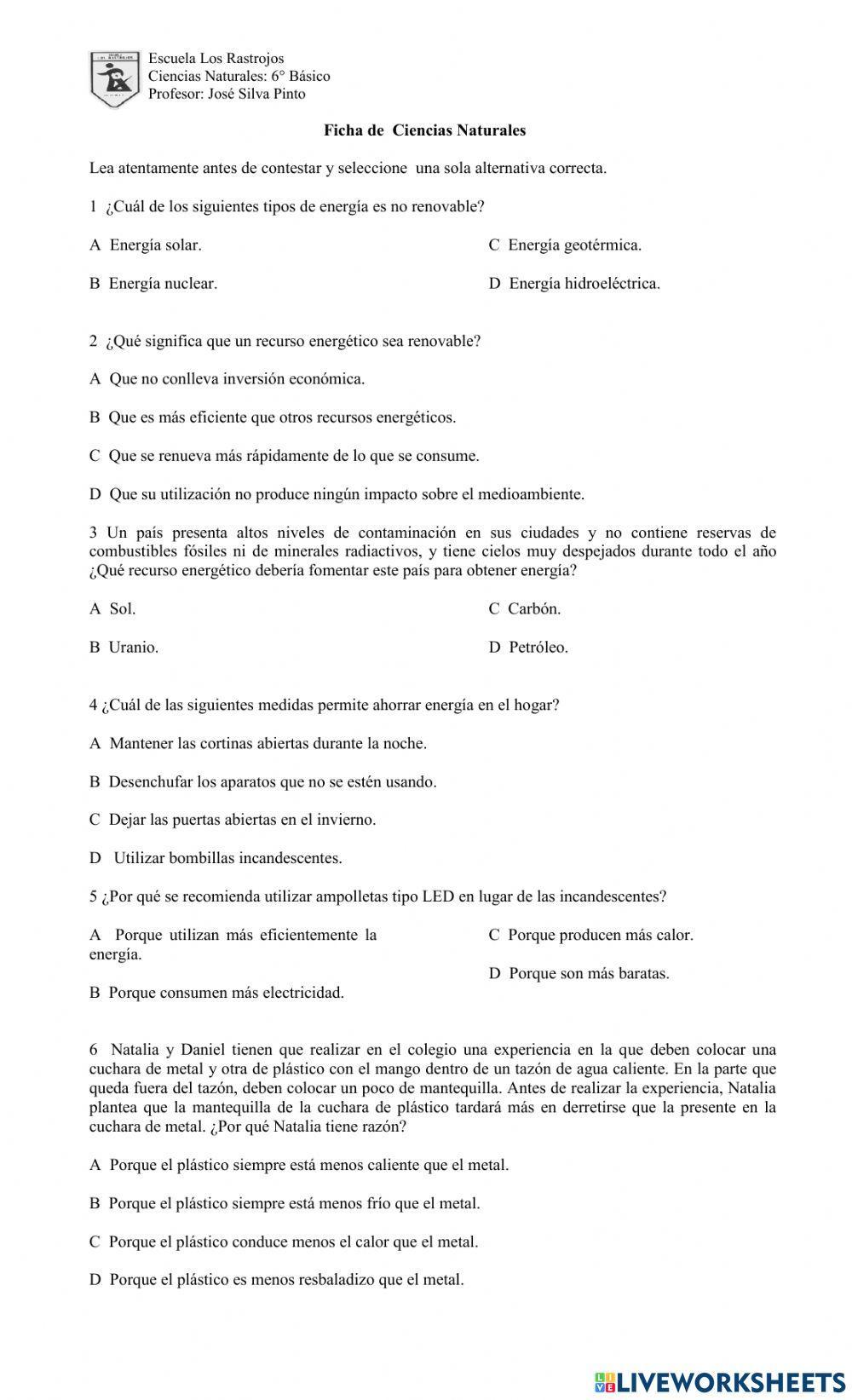 Recursos Energéticos