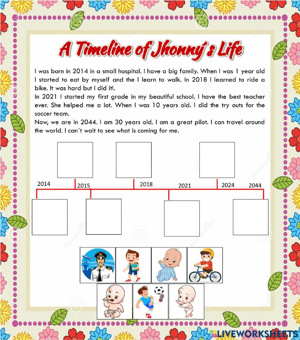 Timeline - Social Studies - First Grade