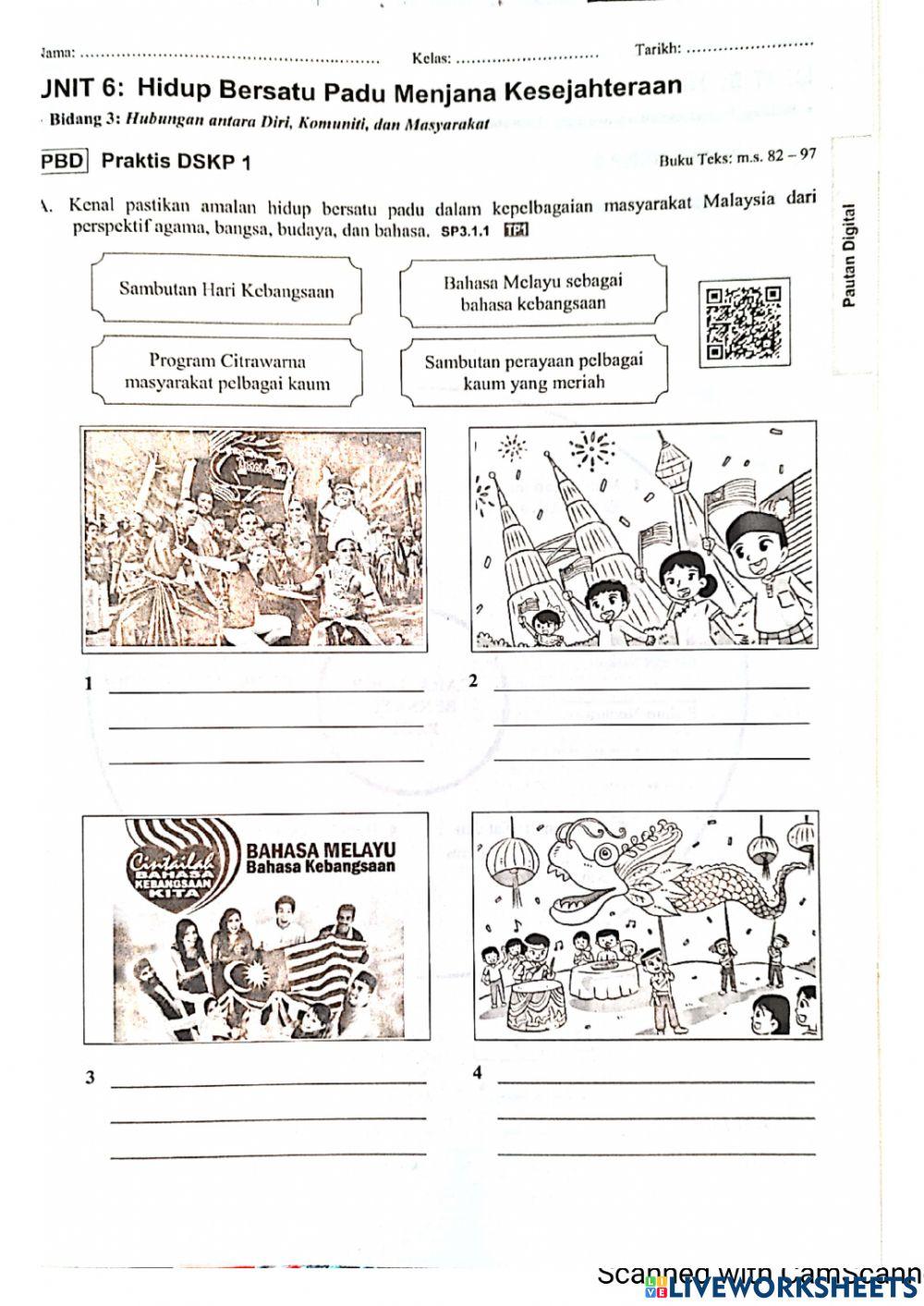 Hubungan antara diri, komuniti dan masyarakat