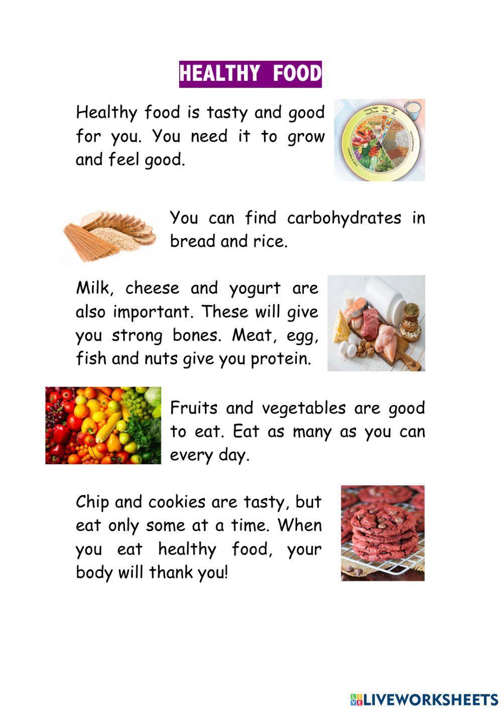Healthy or Unhealthy Healthy or Unhealthy