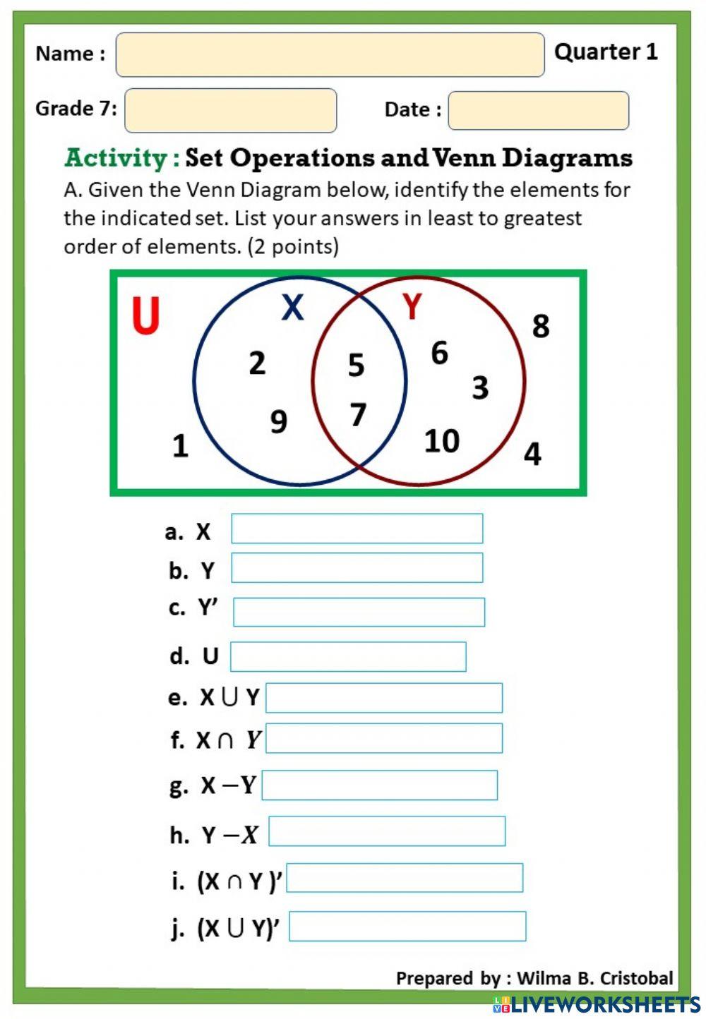 1459591 Set Operations And Venn Diagrms WILMA B venn-diagram-operations-on-sets-union-intersection-complement