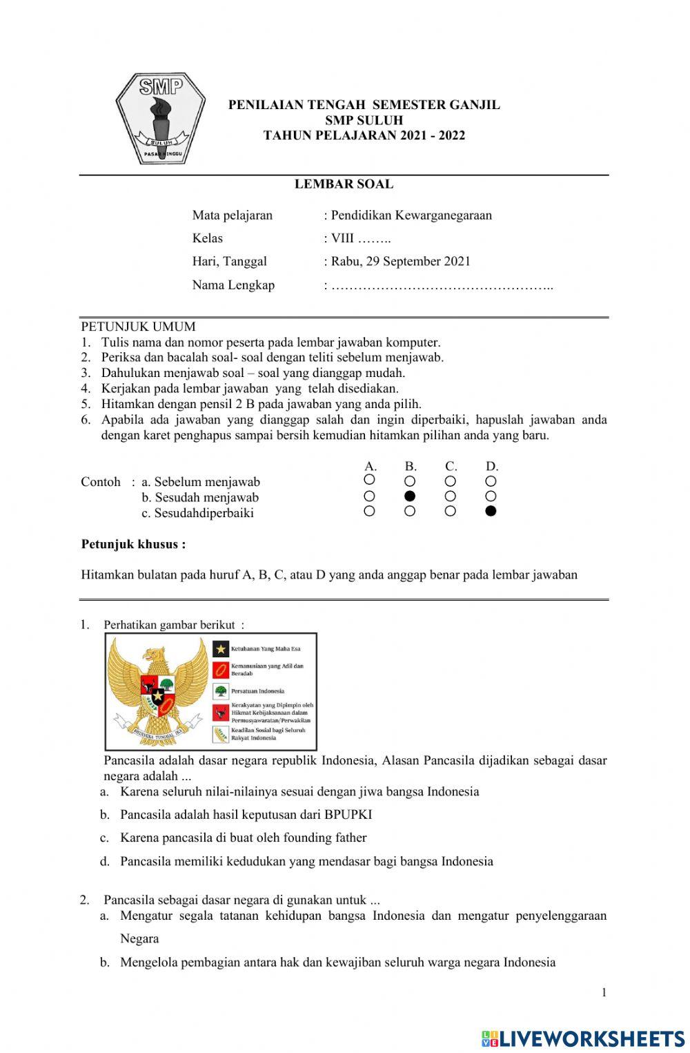 Pendidikan Kewarganegaraan