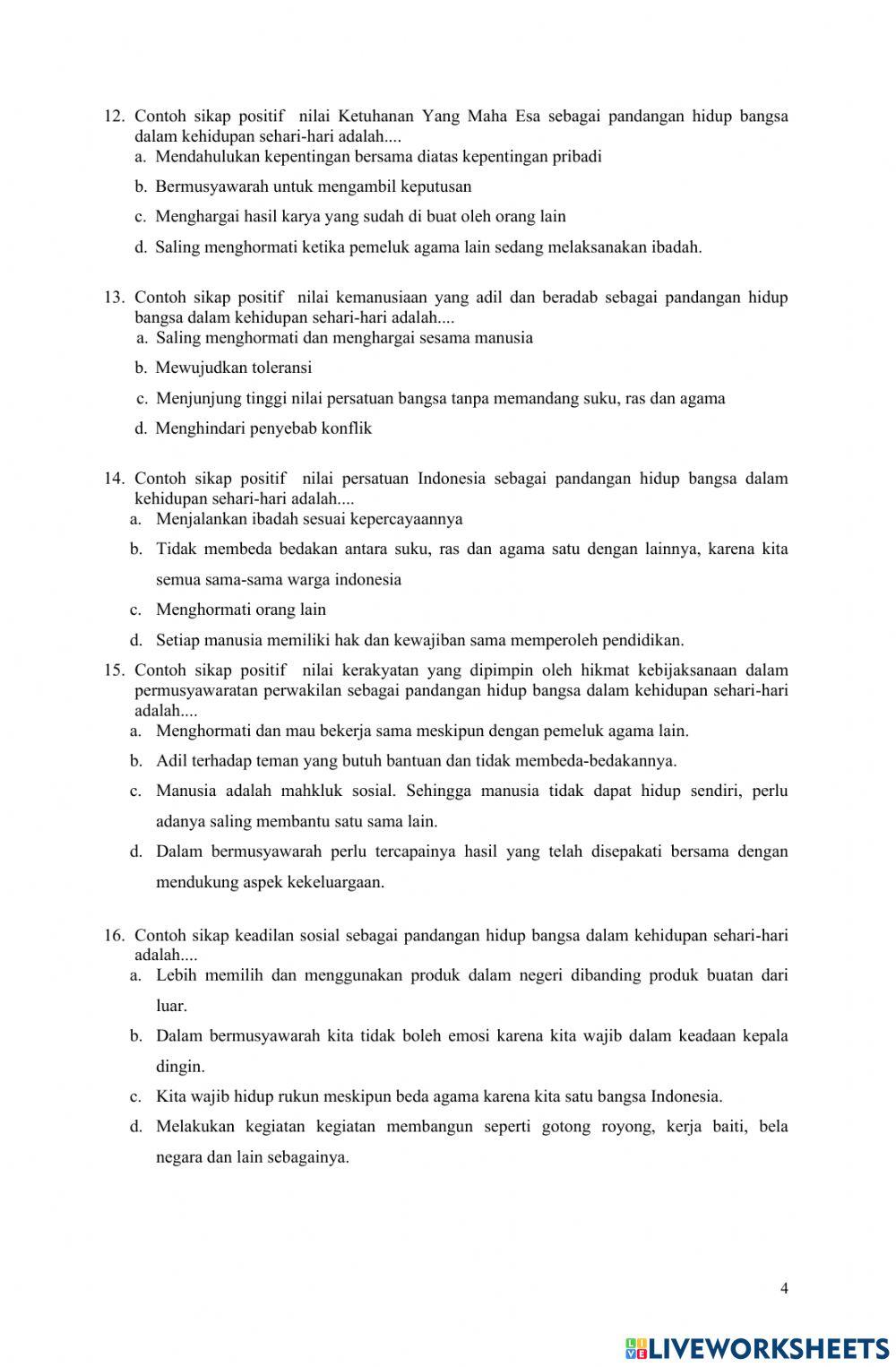 Pendidikan Kewarganegaraan