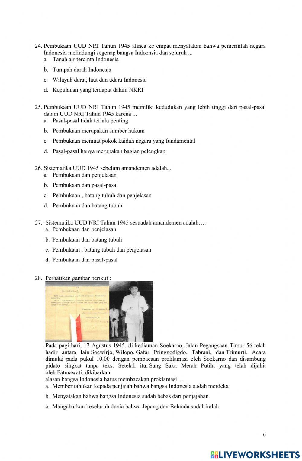 Pendidikan Kewarganegaraan