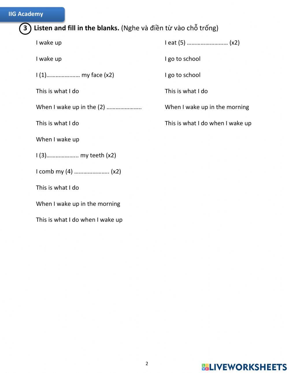 IIG-Grade 5-Worksheet 4
