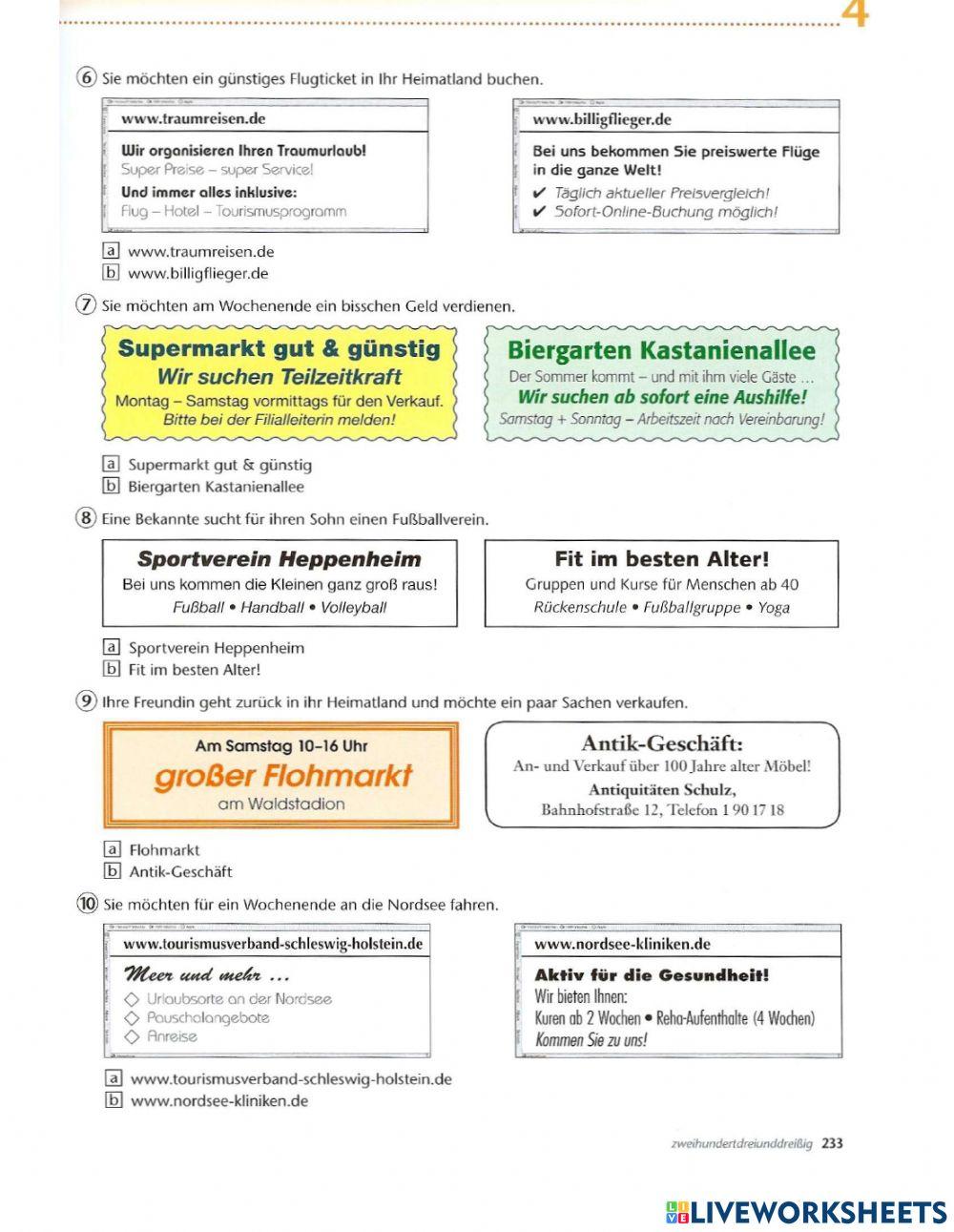 BP neu a1 Lek 12 Lesen