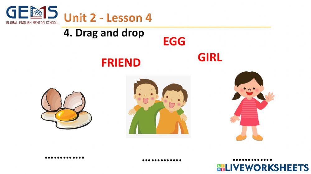 Eu starter - unit 2 - lesson 3 +4