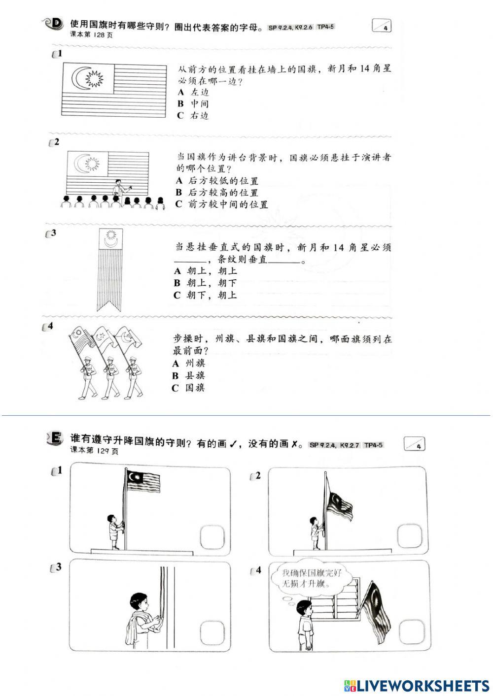 历史五年级 国旗 3
