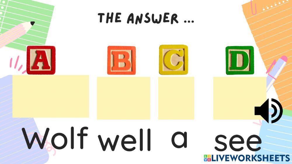 Letter W online exercise for 3 | Live Worksheets