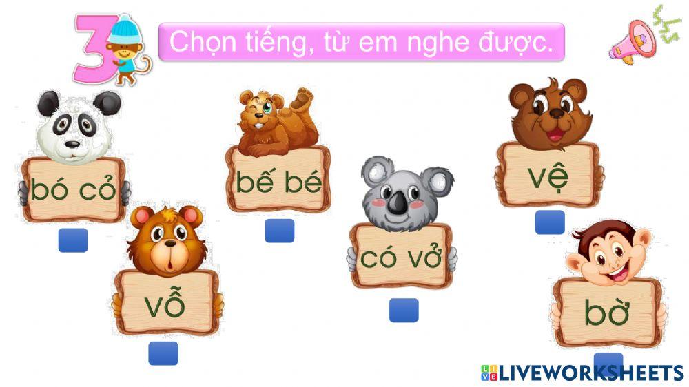 Phiếu bài tập Tiếng Việt tuần 2