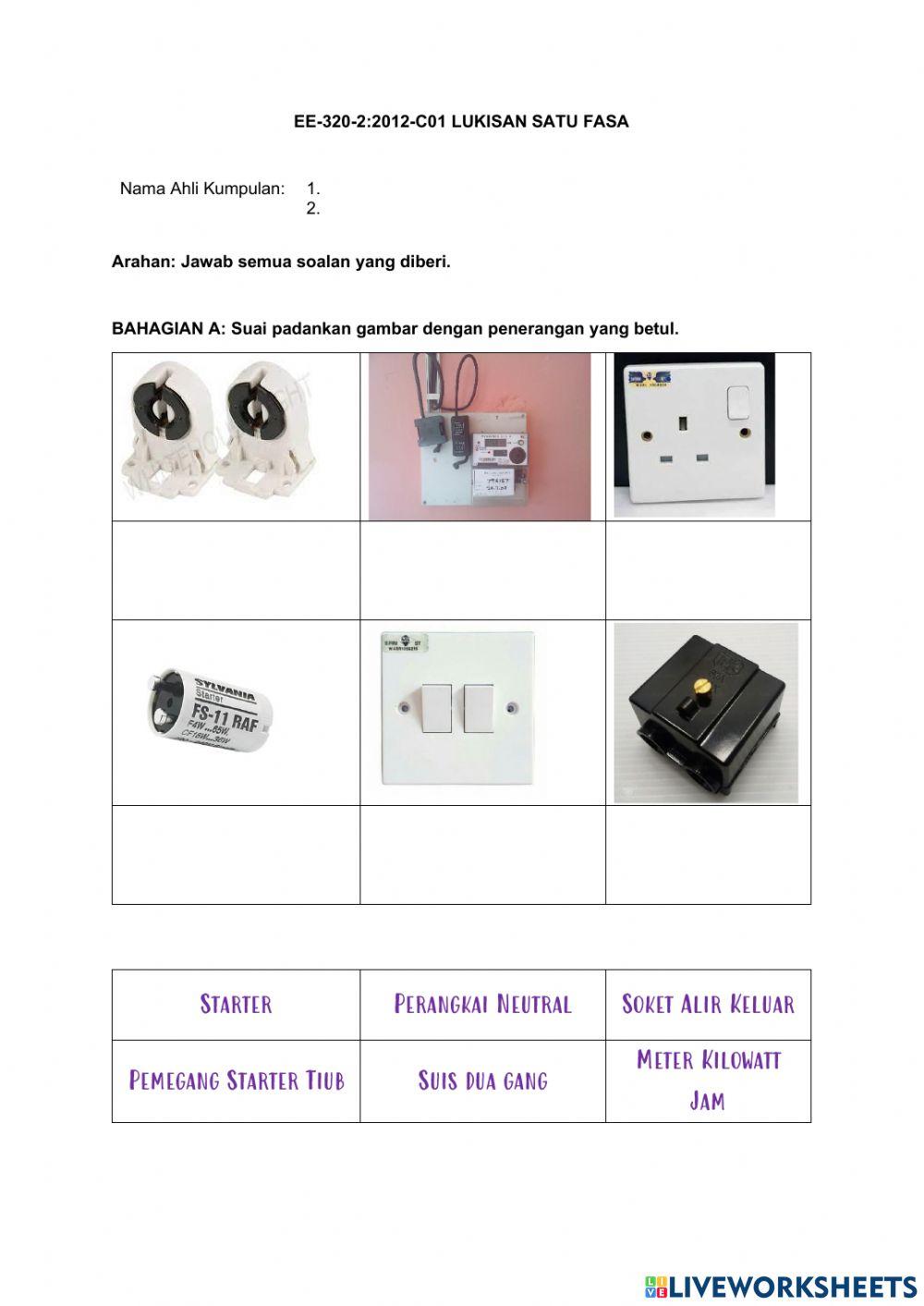 Latihan Alat Tambah Aksesori Elektrik