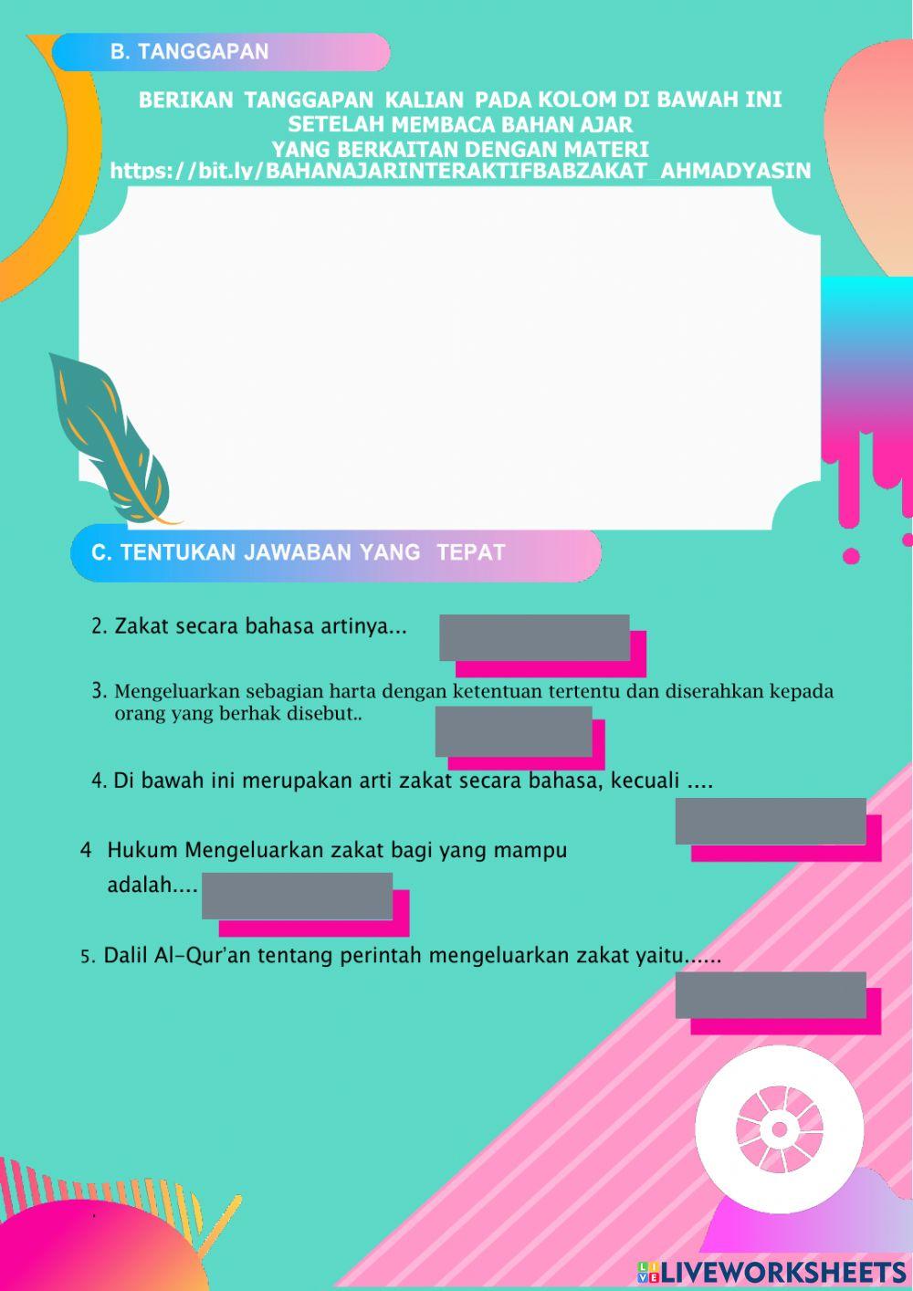 E-lkpd zakat ahmad yasin