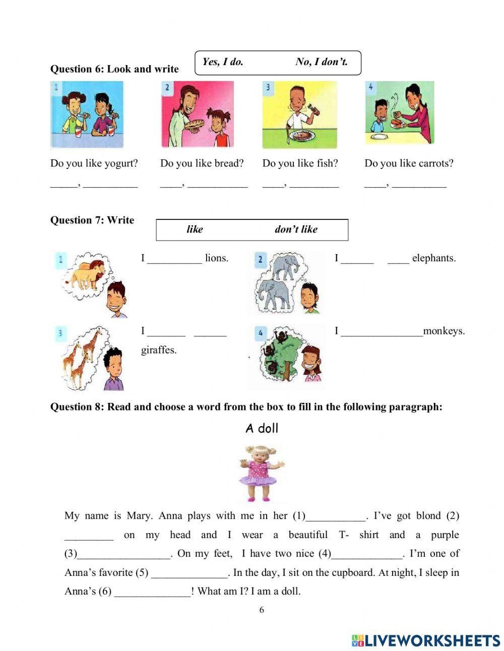 DS - Fa1 - Test 5 Writing