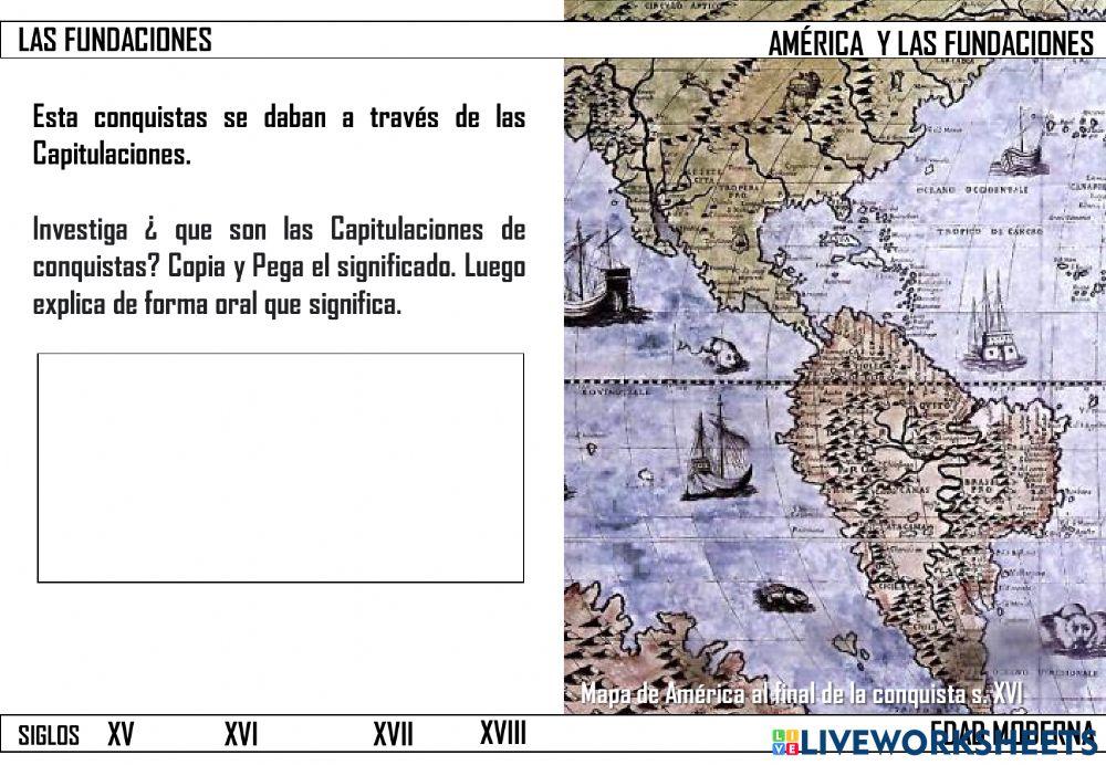 Las Fundaciones en América