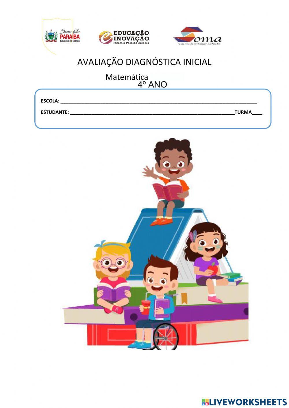 Simulado de matemática parte - 1