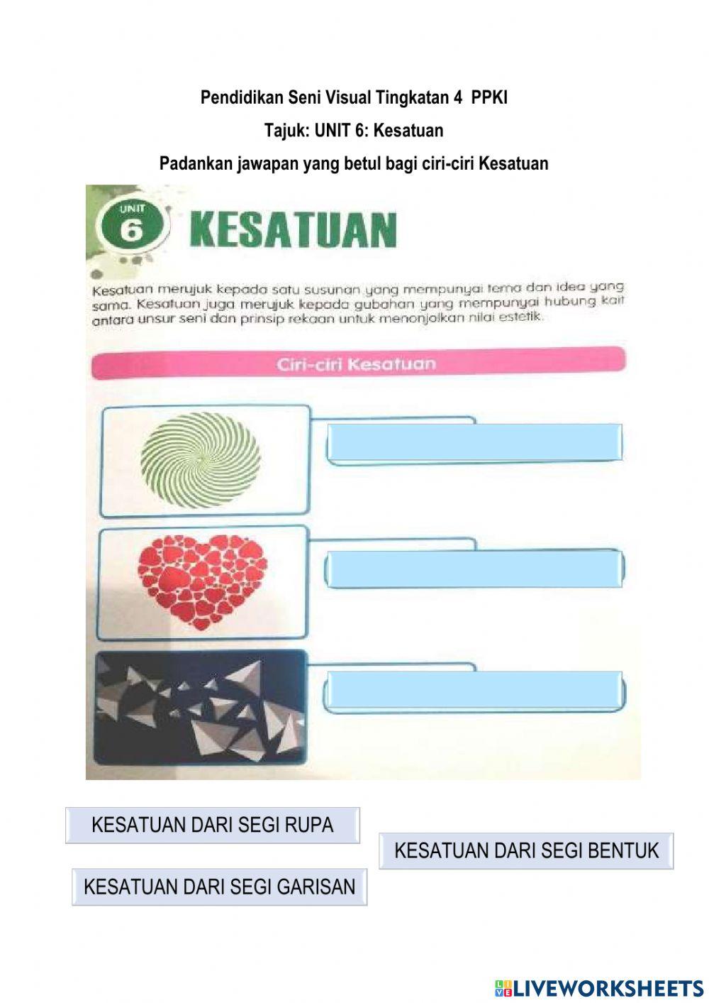UNIT 6: Kesatuan psv ppki tingkatan 4