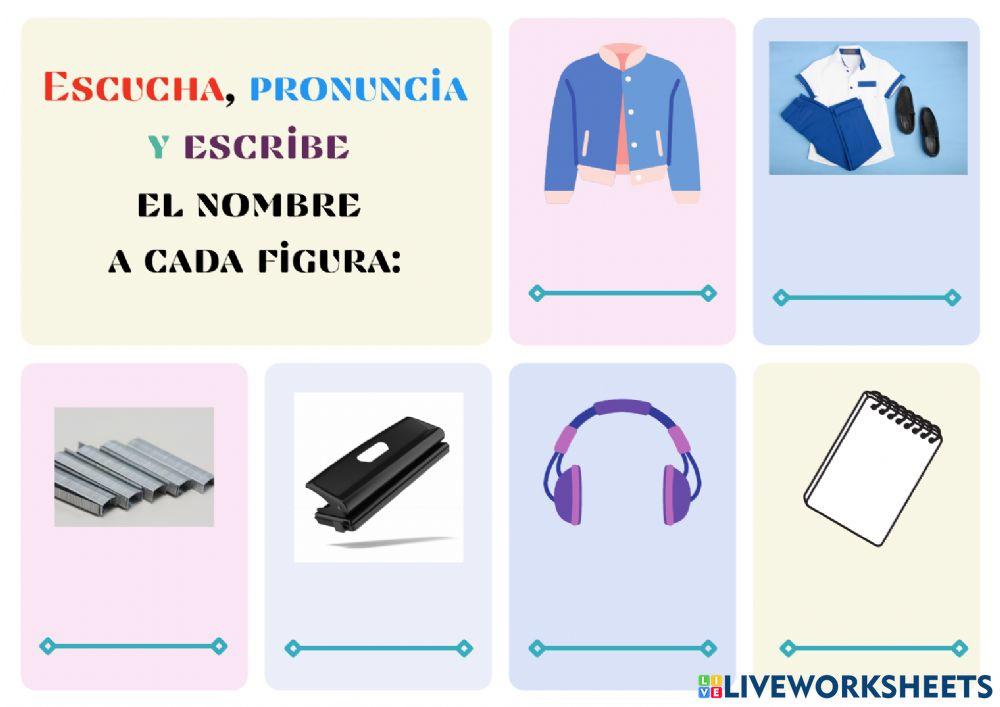 Elementos de la escuela