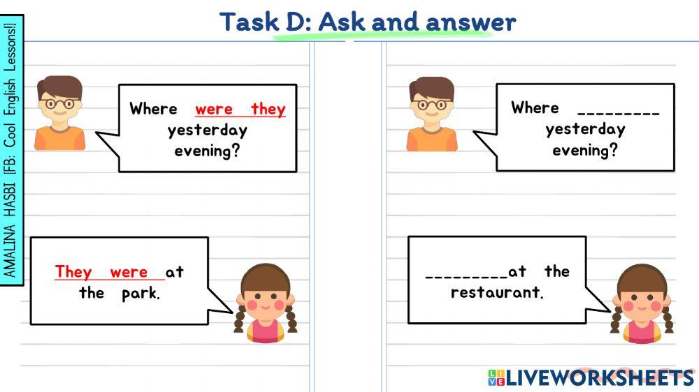 English Year 3 - Module 8 Where were you yesterday?