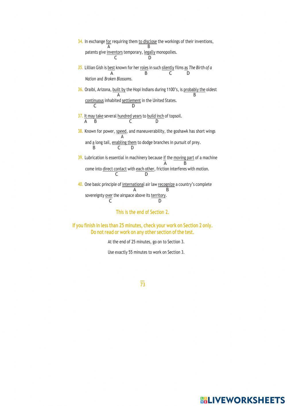 Toefl ITP Written English