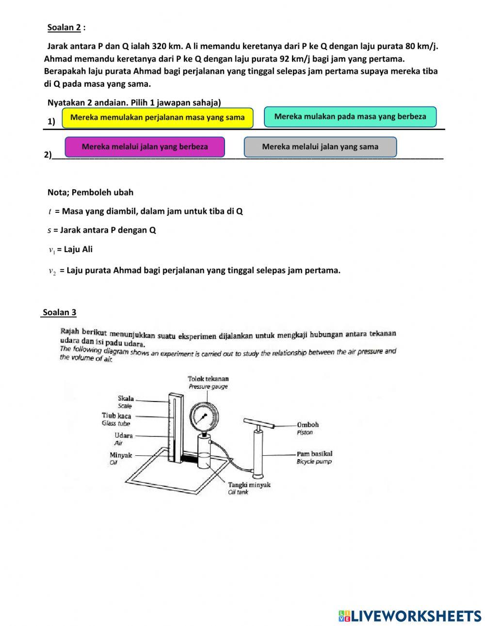 BAB 8: PEMODELAN MATEMATIK TINGKATAN 5
