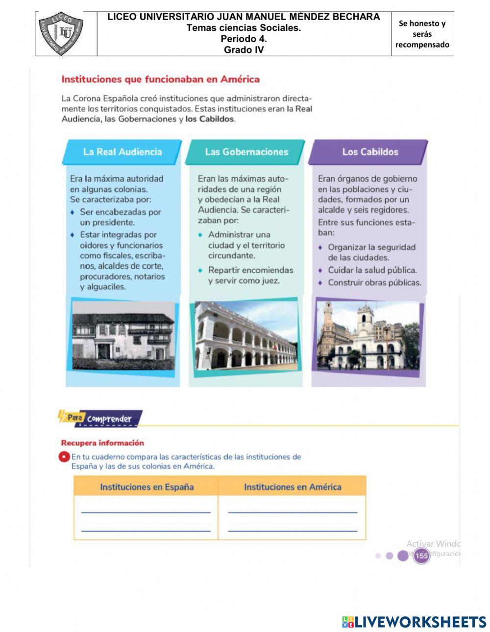 Gobierno de la Colonia