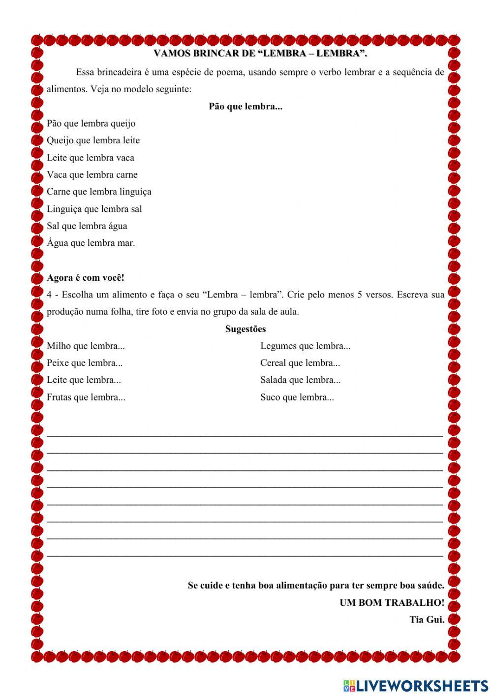 Alimentação e Saúde