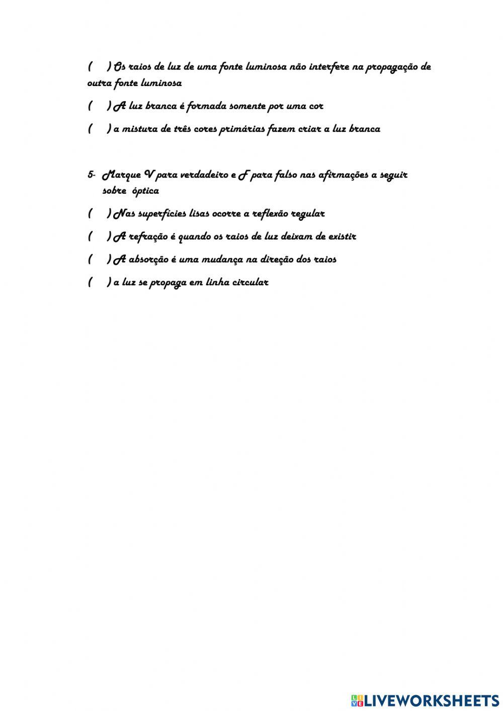 Avaliação 3ºbimestre matemática