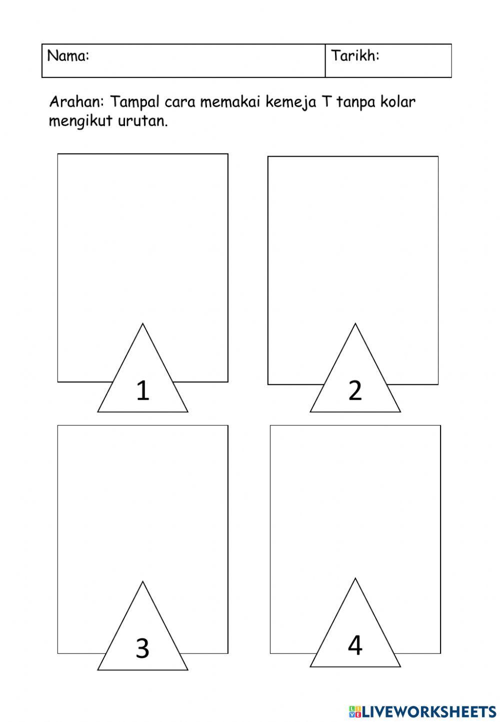 Cara Memakai Baju Kemeja T Tanpa Kolar