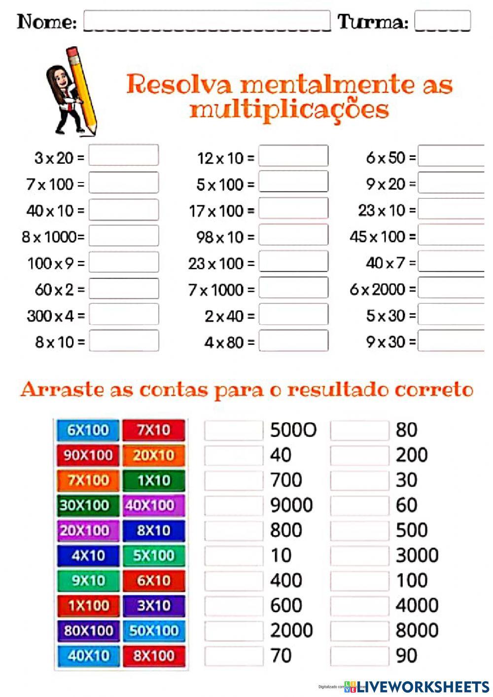 Avaliação 3º bimestre