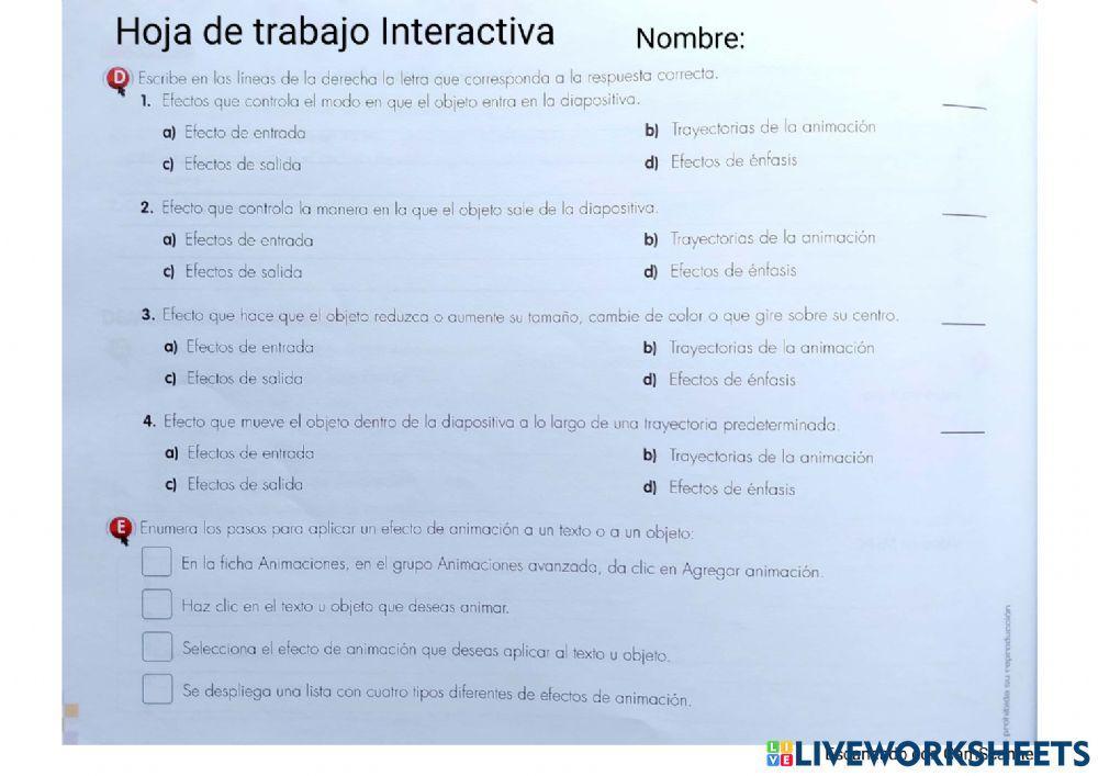 Hoja de trabajo interactiva 5p 8-10-2021