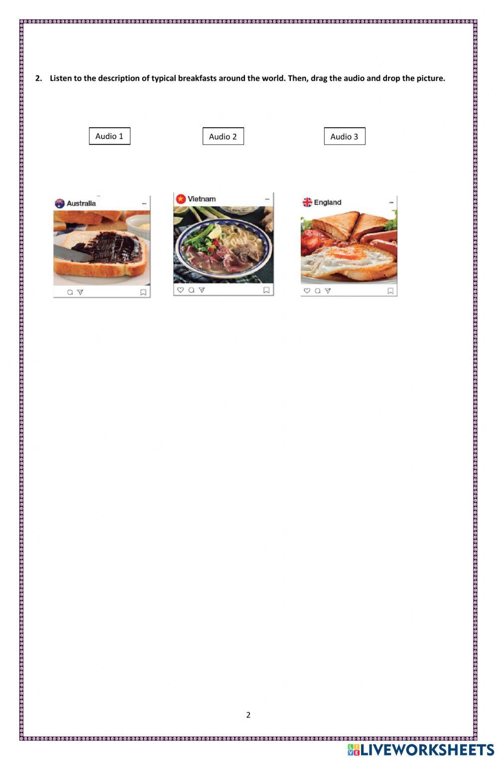 Typical Breakfasts Around the World