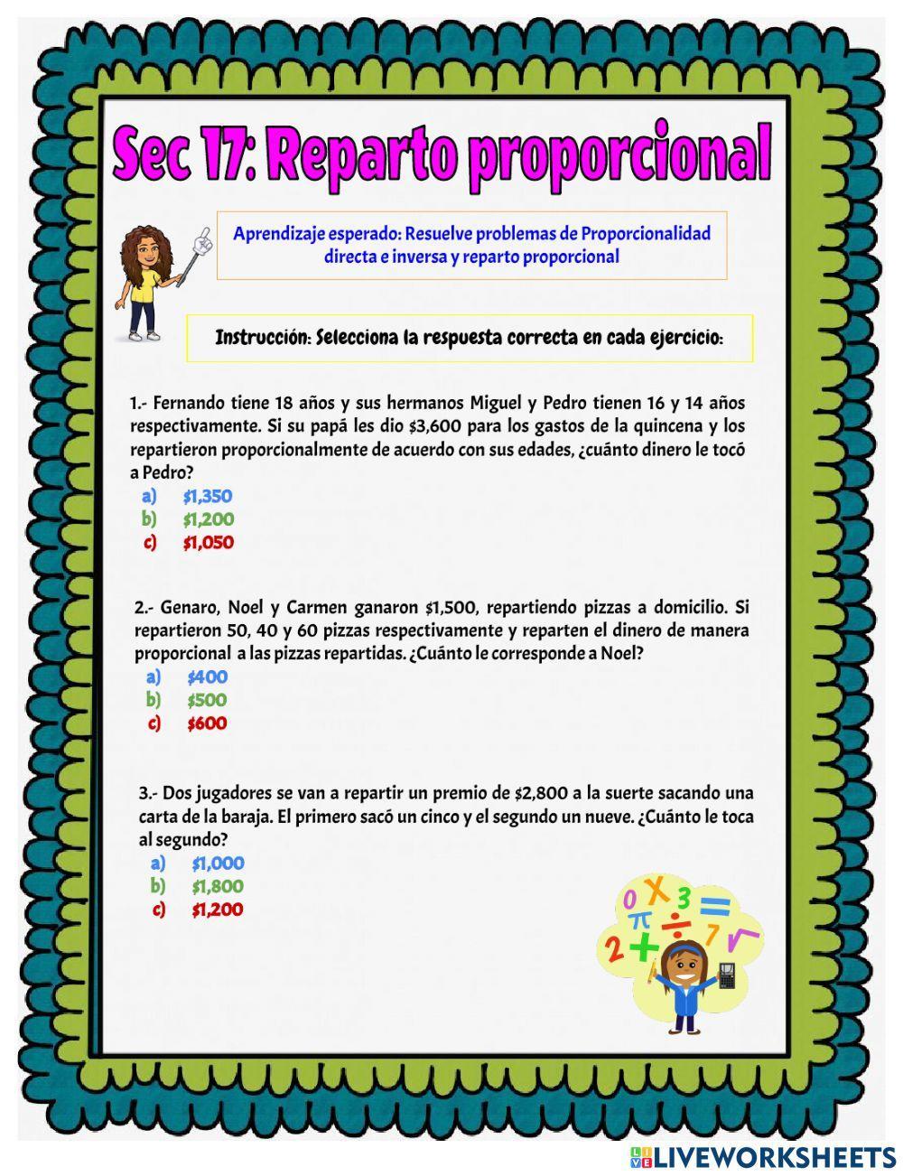 Reparto Proporcional