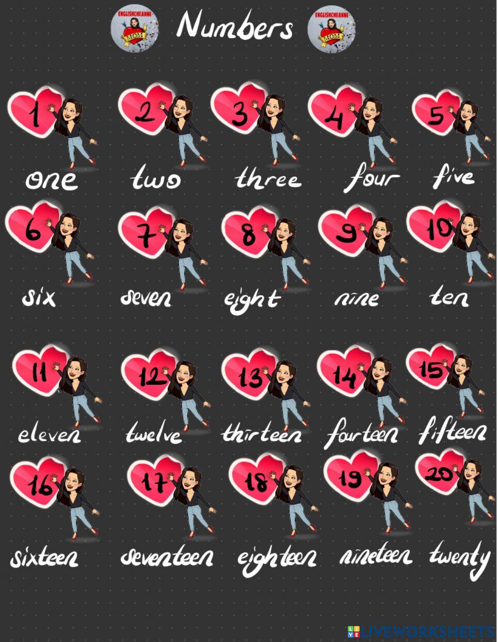 Numbers 1-20