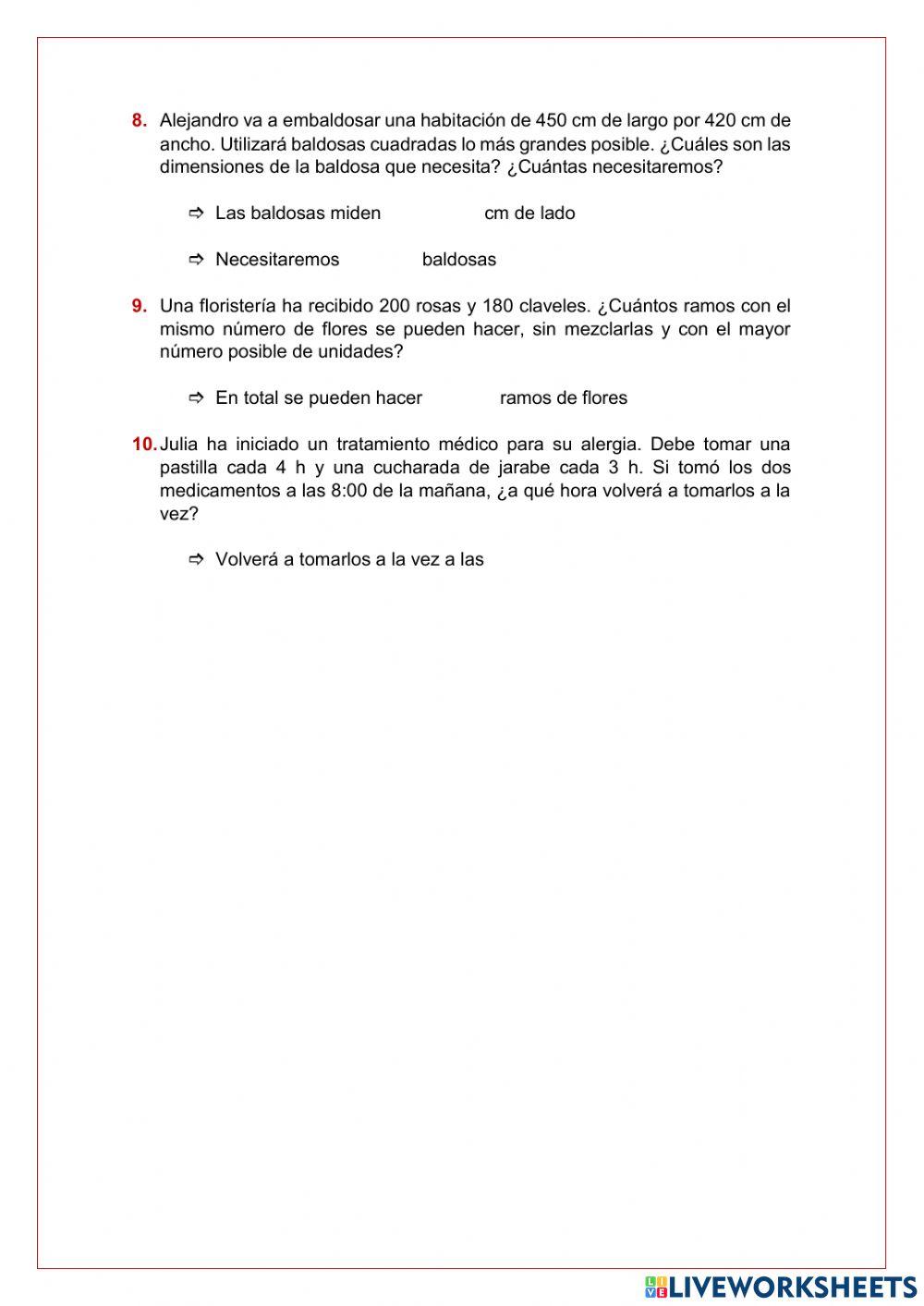 Divisibilidad 2º ESO B