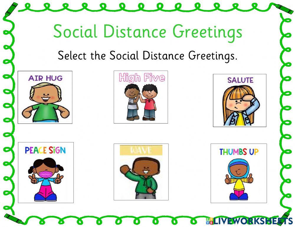 Social Distance Greetings