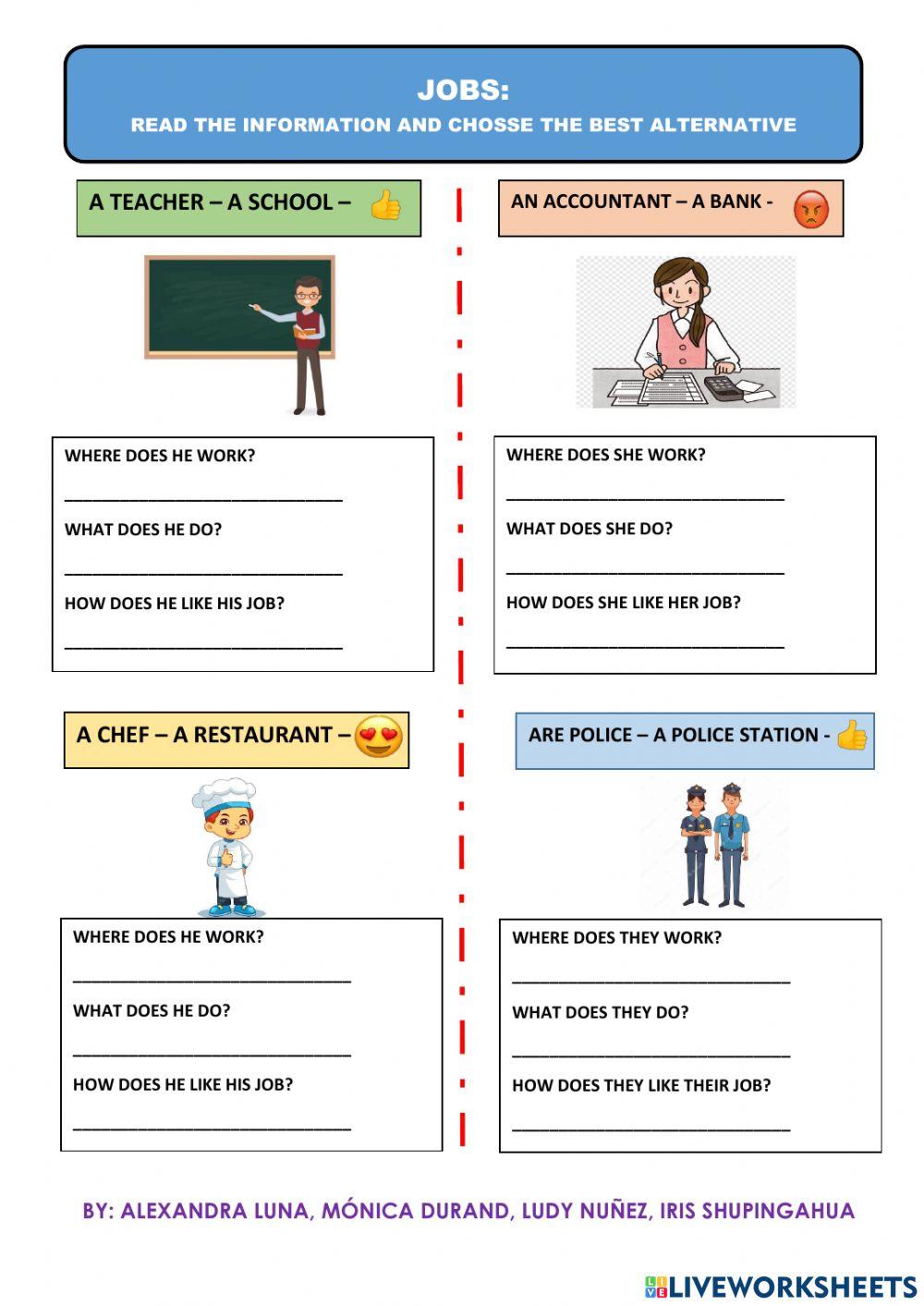 Chosse the alternative