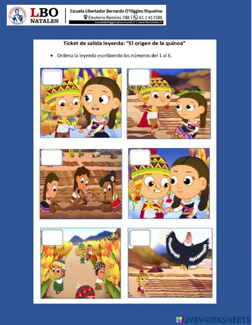 Ticket de salida Leyenda