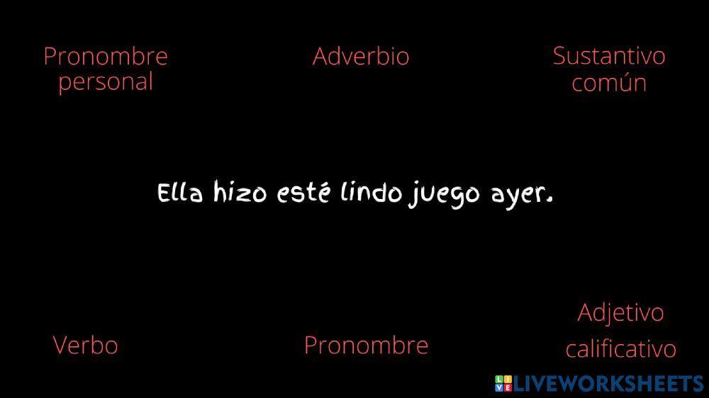 Juego tipo de palabras