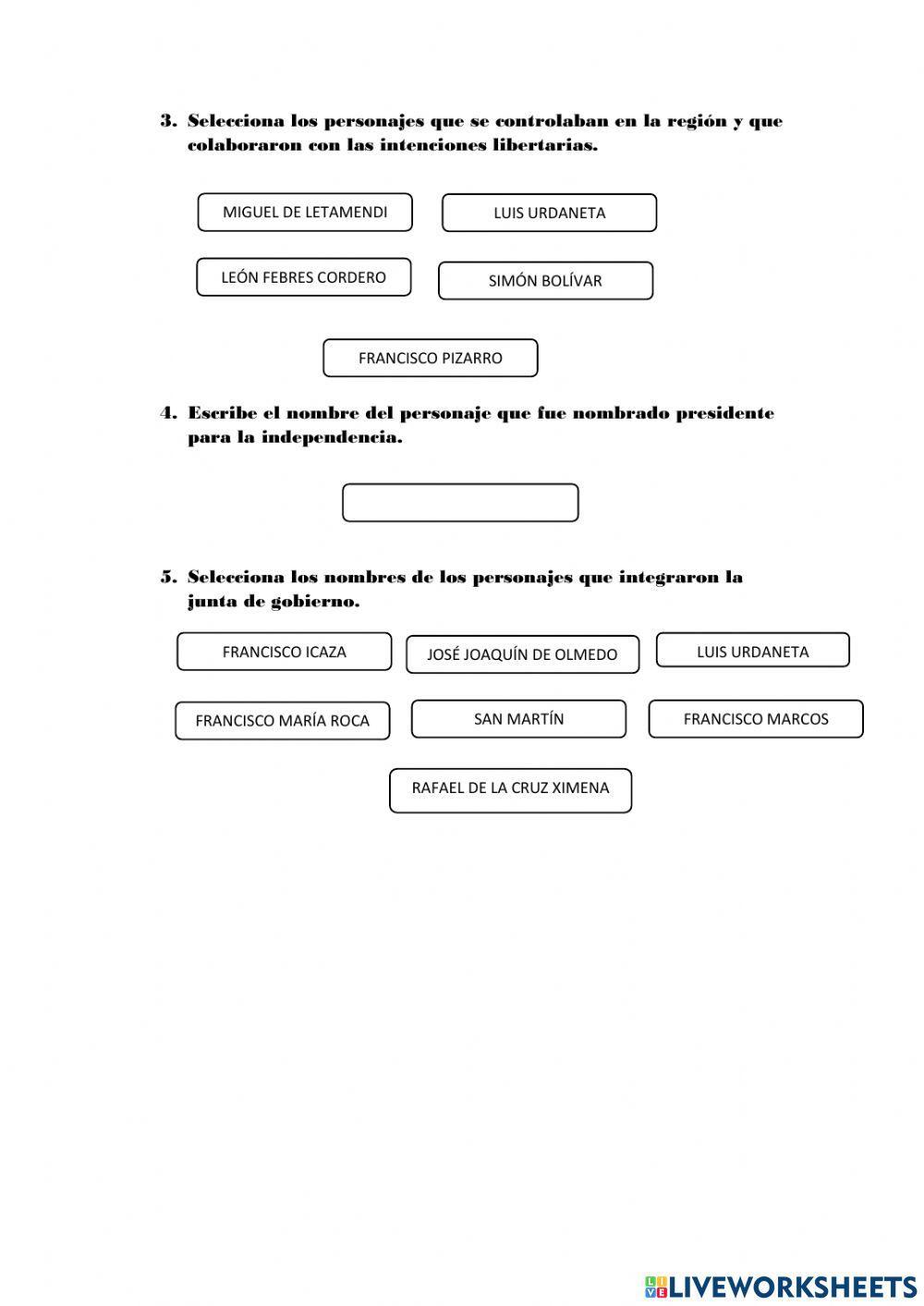 Guayaquil al frente segunda etapa independentista