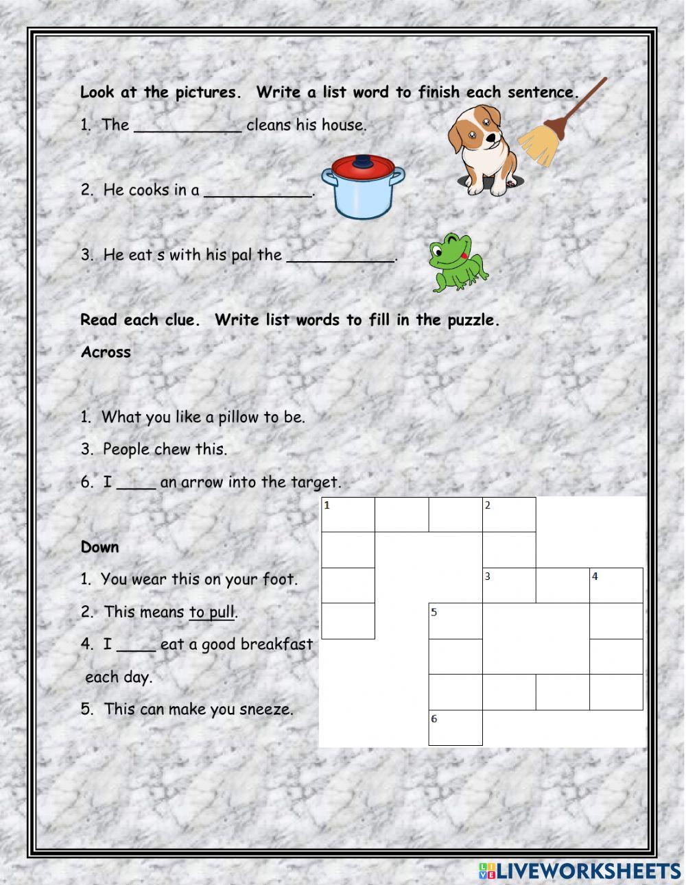 Short Vowels u and o