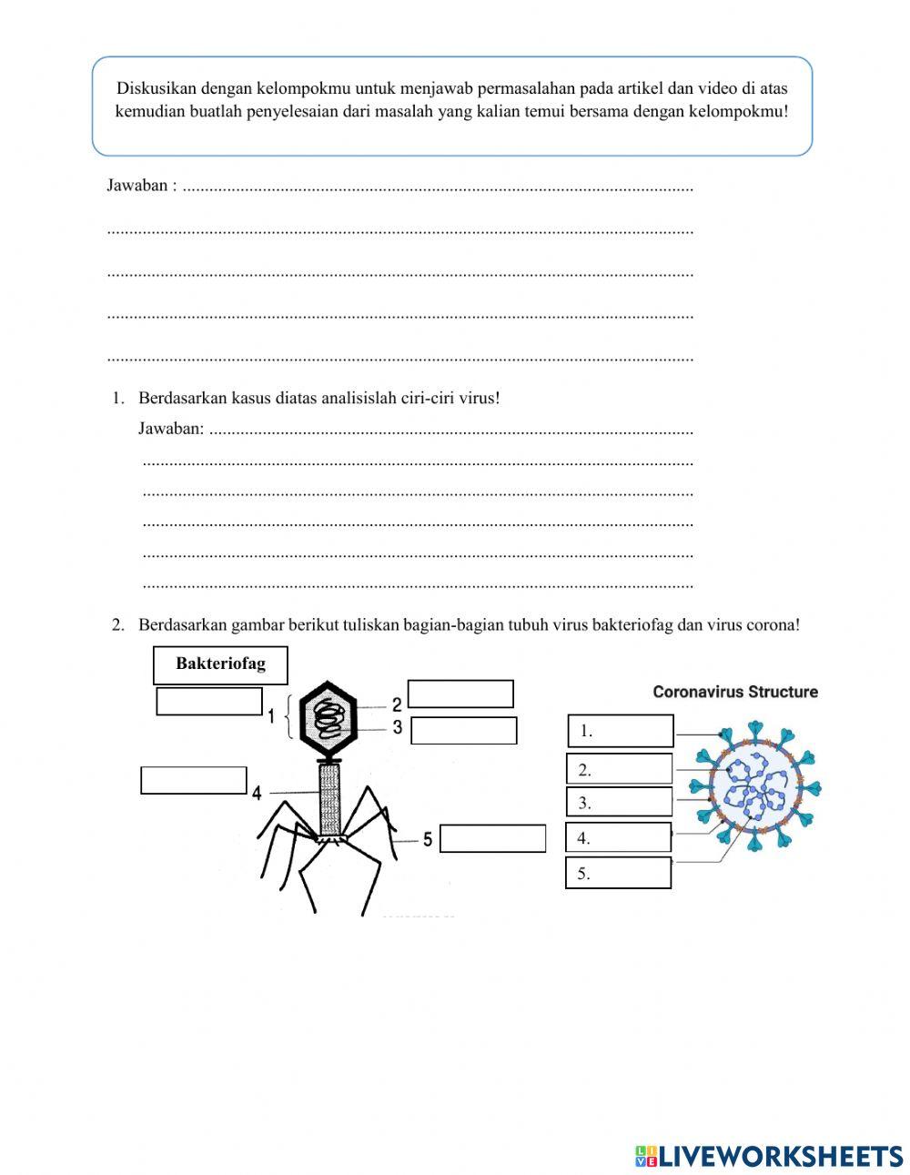 LKPD Virus berbasis Problem Based Learning